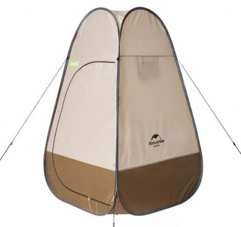 2 779 р. Палатка Naturehike быстрораскрываемая, душ-туалет, 115х115х190 см. коричневый (уценка)  nh17z002-p-br_u  с доставкой в г. Керчь. Увеличить фотографию 1