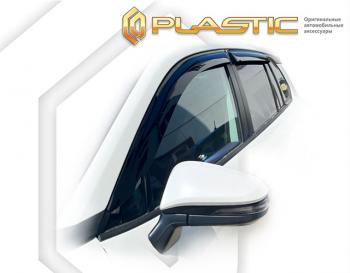 2 079 р. Дефлектора окон CA-Plastic  Toyota Corolla Cross  ZSG10,MXGA10,ZVG11,ZVG13,ZVG15,  (2021-2025) (серия Classic полупрозрачный)  с доставкой в г. Керчь. Увеличить фотографию 2