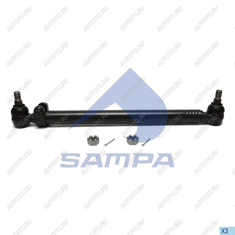 5 699 р. Тяга рулевая VOLVO FH продольная SAMPA SAMPA 097.1032-01  с доставкой в г. Керчь