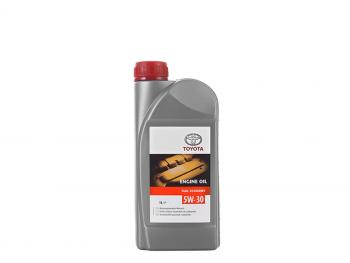 1 269 р. Масло моторное TOYOTA (пластиковая канистра) 5W-30 FE 1Л (синтетика) TOYOTA 08880-80846  с доставкой в г. Керчь. Увеличить фотографию 1
