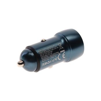 489 р. Устройство зарядное в прикуриватель 1USB + 1 Type C 12V HOCO HOCO z46a blue  с доставкой в г. Керчь. Увеличить фотографию 3