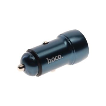 489 р. Устройство зарядное в прикуриватель 1USB + 1 Type C 12V HOCO HOCO z46a blue  с доставкой в г. Керчь. Увеличить фотографию 2