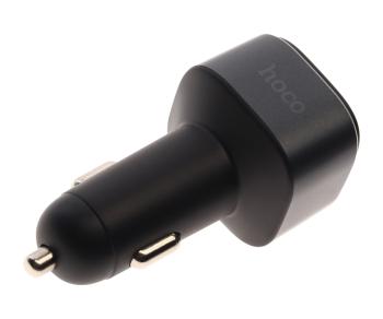 869 р. Устройство зарядное в прикуриватель с трансмиттером (bluetooth,hands free) HOCO HOCO e67 black  с доставкой в г. Керчь. Увеличить фотографию 2
