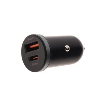 319 р. Устройство зарядное в прикуриватель 1USB + 1 Type C 12V BOROFONE BOROFONE bz22 black  с доставкой в г. Керчь. Увеличить фотографию 1