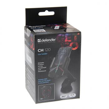 479 р. Держатель телефона универсальный DEFENDER DEFENDER ch-120 black  с доставкой в г. Керчь. Увеличить фотографию 3