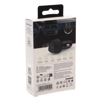 319 р. Устройство зарядное в прикуриватель 2USB 12V BOROFONE BOROFONE bz31a black  с доставкой в г. Керчь. Увеличить фотографию 5