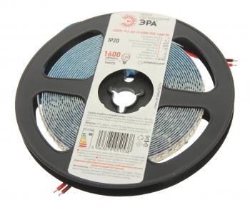 1 289 р. Лента светодиодная гибкая 19.2W 5м IP20 12V холодный белый ЭРА ЭРА ls2835 -19,2-240-12-6500k-ip20  с доставкой в г. Керчь. Увеличить фотографию 1