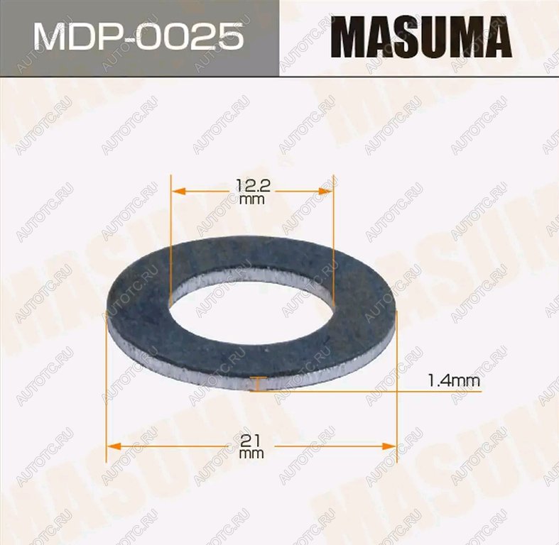 28 р. Кольцо уплотнительное TOYOTA пробки сливной MASUMA MASUMA mdp0025  с доставкой в г. Керчь