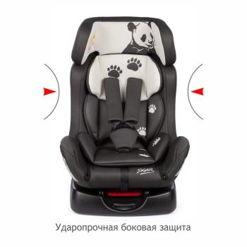 Автокресло детское 0-25кг (0+/I-II, 0-7лет) Диона SIGER Geely LC (2012-2016) (серо-бежевое панда)