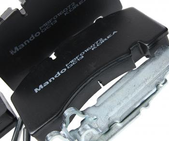 5 999 р. Колодки тормозные BPW SAF дисковые (с выточкой,оси SAF SKRB 9022K01SK7) (4шт.)MANDO MANDO mbf016072  с доставкой в г. Керчь. Увеличить фотографию 3