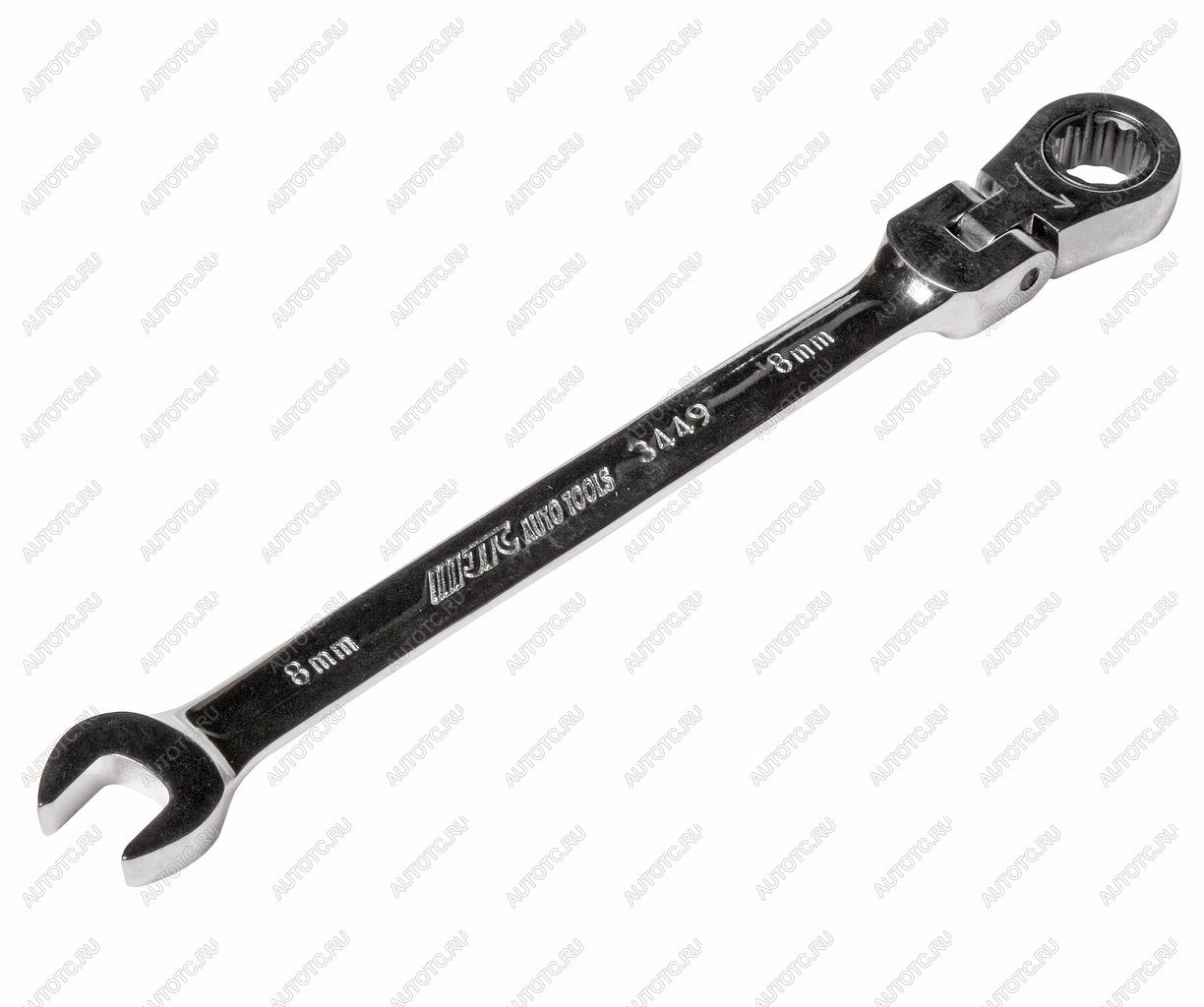 1 599 р. Ключ комбинированный 8х8мм трещоточный шарнирный JTC JTC TOOLS CO., LTD jtc-3449  с доставкой в г. Керчь