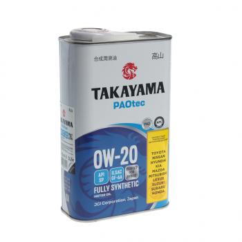 1 199 р. Масло моторное PAOtec GF-6ASP 0W20 синт.1л TAKAYAMA TAKAYAMA 100445  с доставкой в г. Керчь. Увеличить фотографию 1