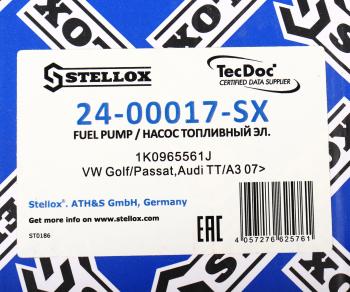 5 199 р. Насос водяной VW Passat B6,B7,Tiguan (1.8 TSI2.0 TFSI) SKODA Octavia (04-13) STELLOX STELLOX 24-00017-sx  с доставкой в г. Керчь. Увеличить фотографию 3