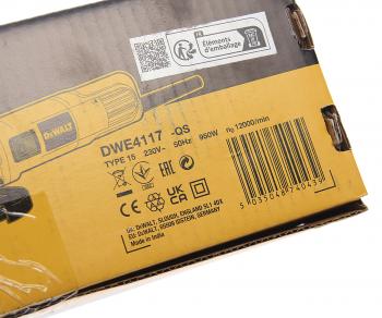 11 899 р. Машина углошлифовальная 950Вт 125мм 12000обмин. DEWALT DEWALT dwe4117-qs  с доставкой в г. Керчь. Увеличить фотографию 5