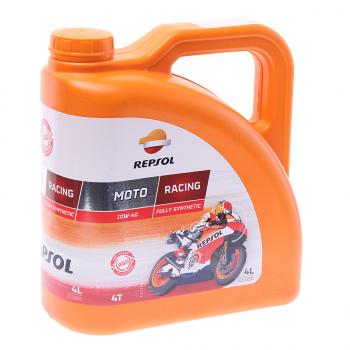 6 999 р. Масло моторное для 4-х тактных двигателей MOTO Racing 4T 10W40 синт.4л REPSOL REPSOL 6013r  с доставкой в г. Керчь. Увеличить фотографию 1