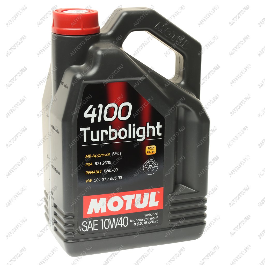 3 799 р. Масло моторное 4100 TURBOLIGHT 10W40 псинт.4л MOTUL MOTUL 112933  с доставкой в г. Керчь
