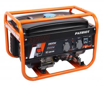 28 749 р. Бензогенератор 2.8кВт 4такт. расх.= 1.956лч. бак=15л PATRIOT PATRIOT grs 3500  с доставкой в г. Керчь. Увеличить фотографию 3