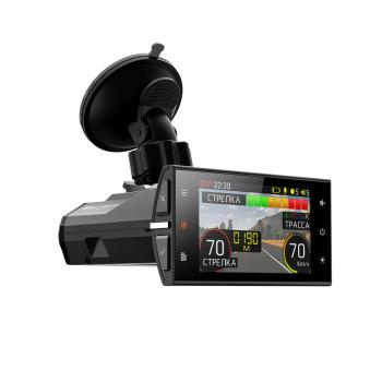 33 849 р. Видеорегистратор с радар-детектором GPS SILVERSTONE SILVERSTONE s-bot pro wifi  с доставкой в г. Керчь. Увеличить фотографию 1