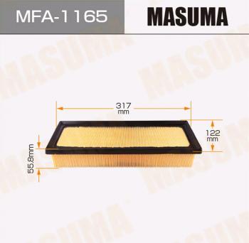899 р. Фильтр воздушный TOYOTA MASUMA MASUMA mfa-1165  с доставкой в г. Керчь. Увеличить фотографию 1