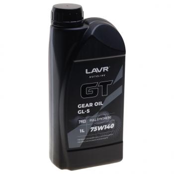 1 599 р. Масло трансмиссионное GT GEAR OIL GL-5 75W140 синт.1л MOTO LAVR LAVR ln7903  с доставкой в г. Керчь. Увеличить фотографию 1