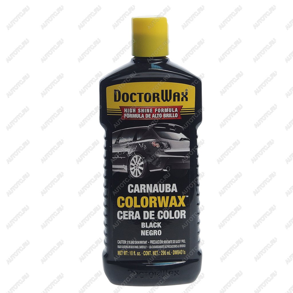 749 р. Полироль кузова с тефлоном черная 300мл DOCTOR WAX DOCTOR WAX dw8401s  с доставкой в г. Керчь