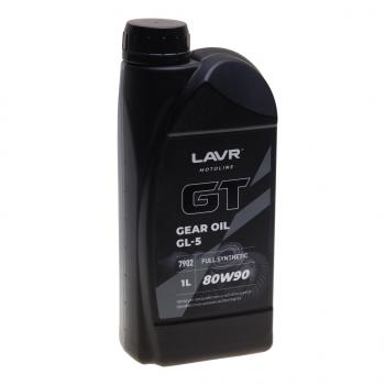 989 р. Масло трансмиссионное GT GEAR OIL GL-5 80W90 синт.1л MOTO LAVR LAVR ln7902  с доставкой в г. Керчь. Увеличить фотографию 1