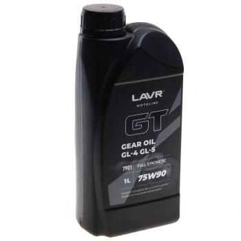 1 299 р. Масло трансмиссионное GT GEAR OIL GL-45 75W90 синт.1л MOTO LAVR LAVR ln7901  с доставкой в г. Керчь. Увеличить фотографию 1