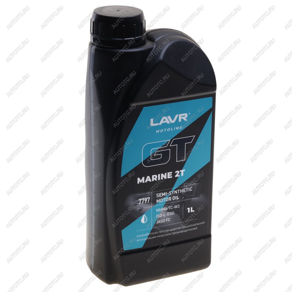 999 р. Масло моторное для 2-х тактных двигателей GT MARINE 2T TC-W3 псинт.1л MOTO LAVR LAVR ln7797  с доставкой в г. Керчь