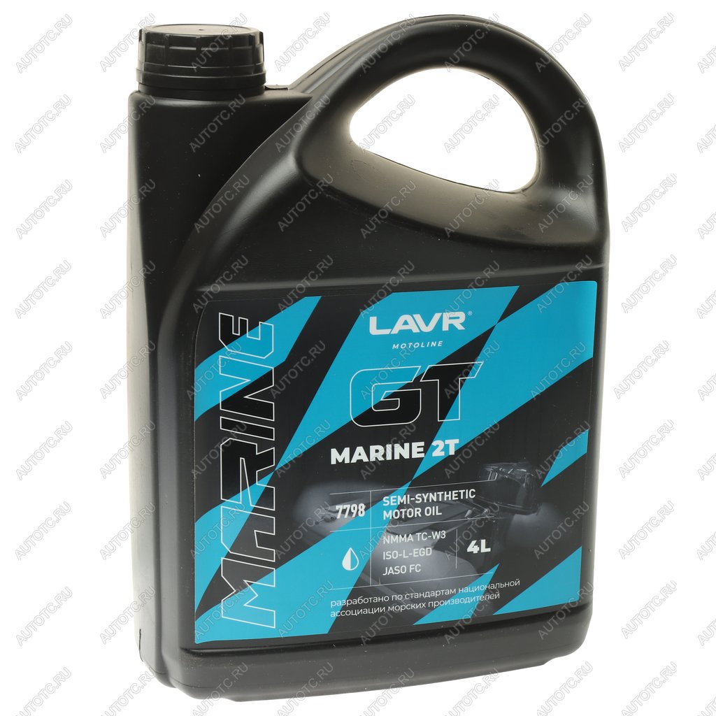 3 499 р. Масло моторное для 2-х тактных двигателей GT MARINE 2T TC-W3 псинт.4л MOTO LAVR LAVR ln7798  с доставкой в г. Керчь
