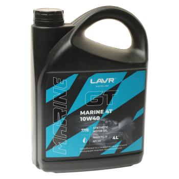 3 699 р. Масло моторное для 4-х тактных двигателей GT MARINE 4T FC-W 10W40 синт.4л MOTO LAVR LAVR ln7790  с доставкой в г. Керчь. Увеличить фотографию 1