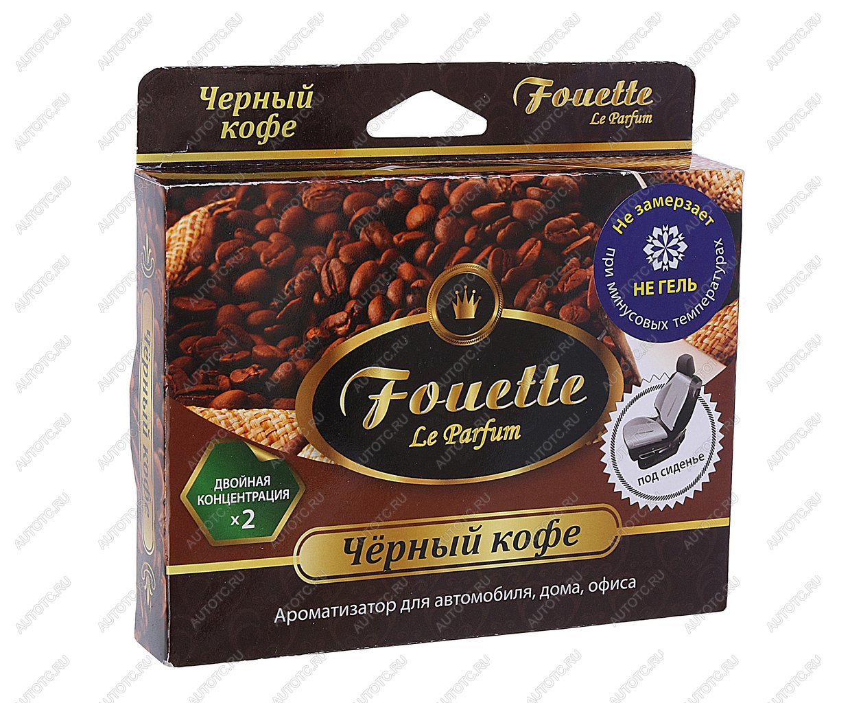 214 р. Ароматизатор под сиденье пенный (кофе черный) 200г FOUETTE FOUETTE f-24  с доставкой в г. Керчь