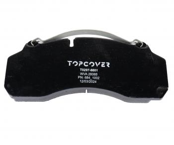 8 449 р. Колодки тормозные SITRAK HOWO передниезадние (4шт.) TOPCOVER TOPCOVER t0297-9001  с доставкой в г. Керчь. Увеличить фотографию 4