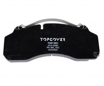 8 449 р. Колодки тормозные SITRAK HOWO передниезадние (4шт.) TOPCOVER TOPCOVER t0297-9001  с доставкой в г. Керчь. Увеличить фотографию 2