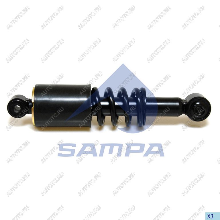 2 799 р. Амортизатор MAN TGA кабины задний с пружиной (252349 OO) SAMPA SAMPA 020.295-01  с доставкой в г. Керчь