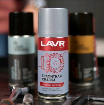 185 р. Смазка графитовая 210мл аэрозоль LAVR LAVR ln1478  с доставкой в г. Керчь. Увеличить фотографию 2