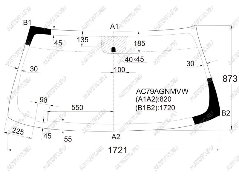 6 849 р. Стекло лобовое (Датчик дождя/ Молдинг) Chevrolet Tahoe 06-14 / Cadillac Escalade 06-15 / Chevrolet S FUYAO AC79AGNMVW, ac79agnmvw FUYAO AC79AGNMVW  с доставкой в г. Керчь