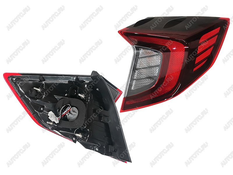 4 199 р. Фонарь задний правый (LED) SAT  Hyundai Sonata  DN8 (2019-2022)  с доставкой в г. Керчь