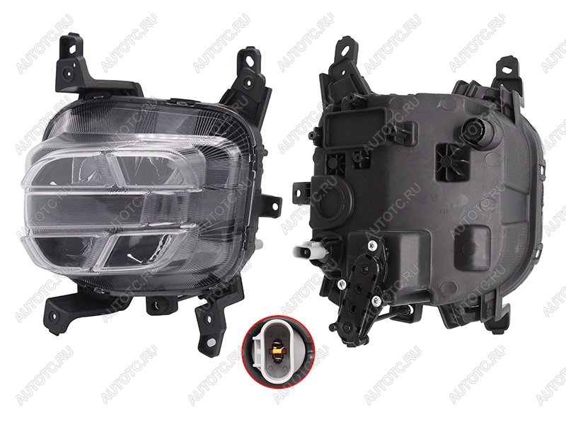 6 499 р. Фара противотуманная KIA SPORTAGE 18-22 LH LED SAT ST-26-0046, st260046 SAT ST-26-0046  с доставкой в г. Керчь