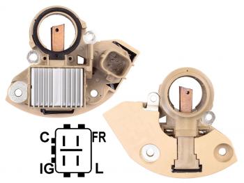 1 399 р. Реле-регулятор напряжения генератора HONDA FIT GE6 L13A 08-13 SAT ST-31150-RB0-004, st31150rb0004 SAT ST-31150-RB0-004  с доставкой в г. Керчь. Увеличить фотографию 1