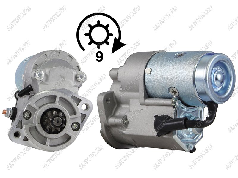 9 699 р. Стартер (2 kW/ Z=9) SAT  Hyundai IX35  LM (2009-2013), Hyundai Santa Fe ( SM,  CM) (2000-2012), Hyundai Sonata  NF (2004-2010), Hyundai Tucson  JM (2004-2010), KIA Optima  2 MG (2005-2010)  с доставкой в г. Керчь