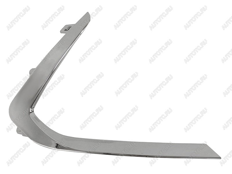 1 399 р. Правый молдинг переднего бампера SAT  Hyundai Sonata  DN8 (2019-2022) (хром)  с доставкой в г. Керчь