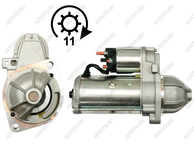7 299 р. Стартер Mercedes-Benz C-Class 93-08 / E-Class 84-09 / M-Class 97-05 / S-Class 91-05 (2 kW/ Z=11/ VAL SAT ST-64-0214, st640214 SAT ST-64-0214  с доставкой в г. Керчь