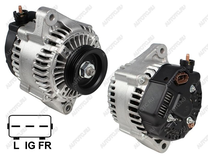 11 449 р. Генератор HONDA CR-V RD1/RD3 2.0 95-02 B20B/B20Z1 12V 95A SAT ST-85-0070, st850070 SAT ST-85-0070  с доставкой в г. Керчь