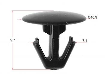 Клипса фиксатор HONDA (1 шт.) SAT ST-KJ-1070