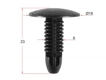 Клипса фиксатор NISSANHONDA (1 шт.) SAT ST-M10167