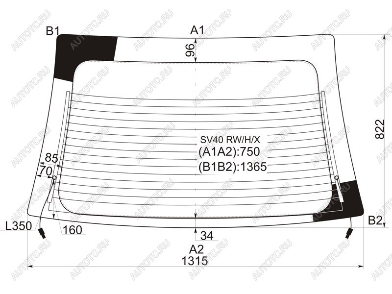 7 999 р. Стекло заднее (Цвет зеленый Обогрев Антенна) Toyota Camry Japan 94-98 XYG SV40 RW/H/X  с доставкой в г. Керчь