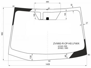 9 999 р. Стекло лобовое (Место под датчик запотевания Молдинг) Toyota Prius (ZVW50) 15-23 XYG ZVW50-R-CP-HS LFW/X  с доставкой в г. Керчь. Увеличить фотографию 1