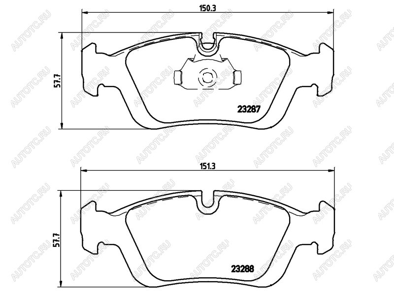 3 389 р. Колодки тормозные передние BREMBO  BMW 3 серия ( E36,  E46) (1990-2005) седан, купе, седан дорестайлинг, седан рестайлинг  с доставкой в г. Керчь
