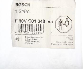 2 699 р. Клапан форсунки комплект BOSCH BOSCH f00vc01348 BOSCH f00vc01348  с доставкой в г. Керчь. Увеличить фотографию 4