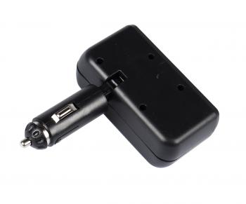 399 р. Разветвитель прикуривателя 2-х гнездовой 12-24V 2USB OLESSON OLESSON no.1637  с доставкой в г. Керчь. Увеличить фотографию 2